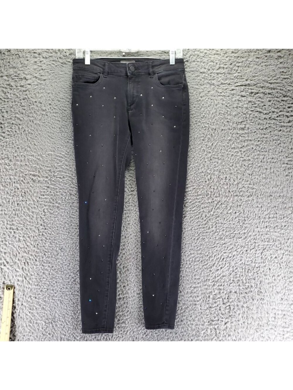 DL1961 Jeans Womens 26 Black Emma Stretch Denim Skinny Kershaw *Read*